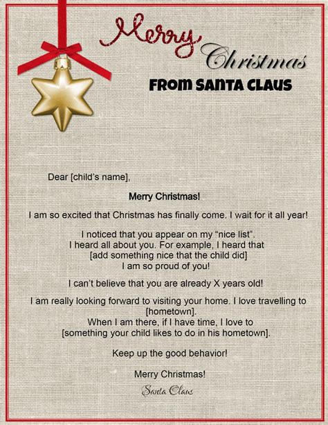 Letters From Santa: Your Child Can Get A Note From Father Christmas.